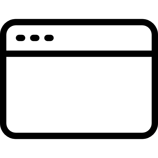 Browser web page interface website icon