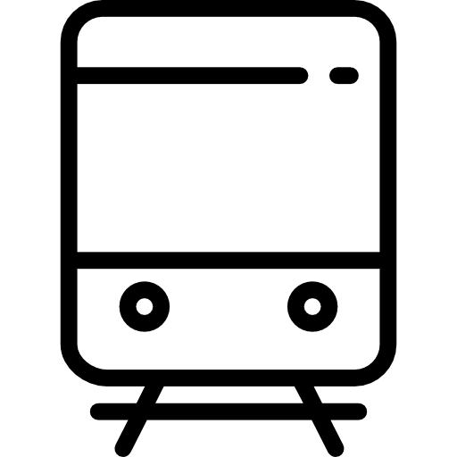 Tram tram public transport automobile icon