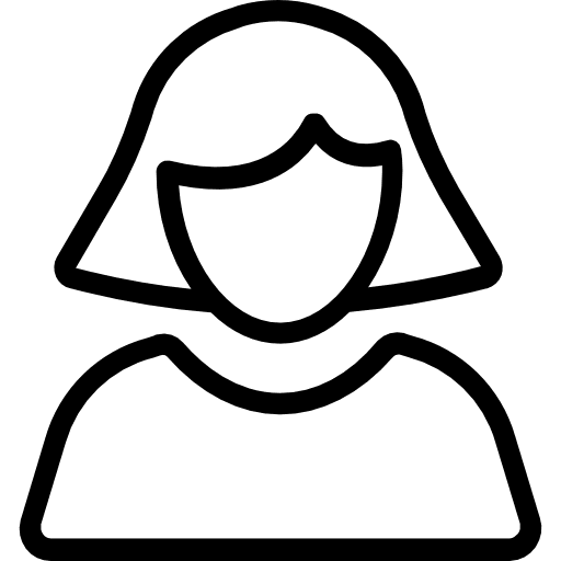 User woman business girl icon