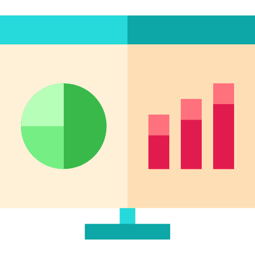 Presentation chart business presentation icon