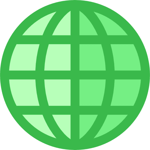 Worlwide world grid earth grid seo and web icon
