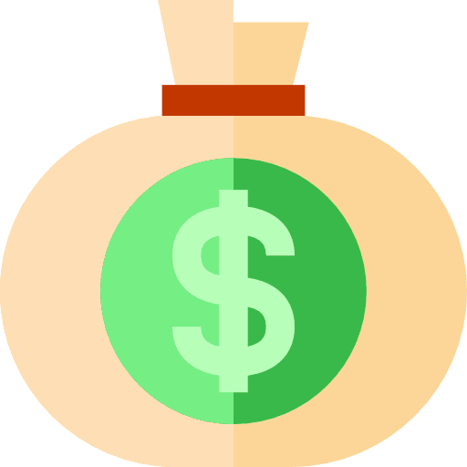 Money bag money bag dollar symbol banking icon