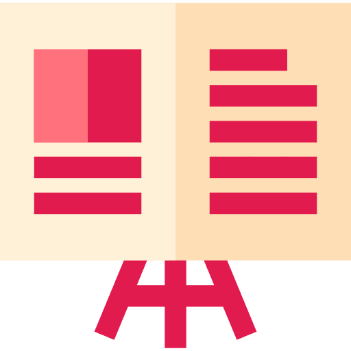 Presentation graphic chart financial icon