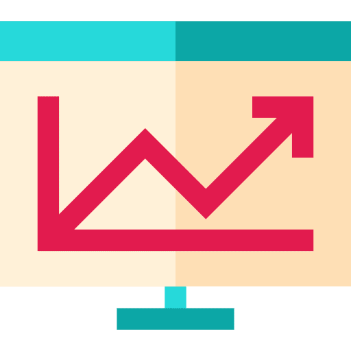 Presentation statistics business business and finance icon