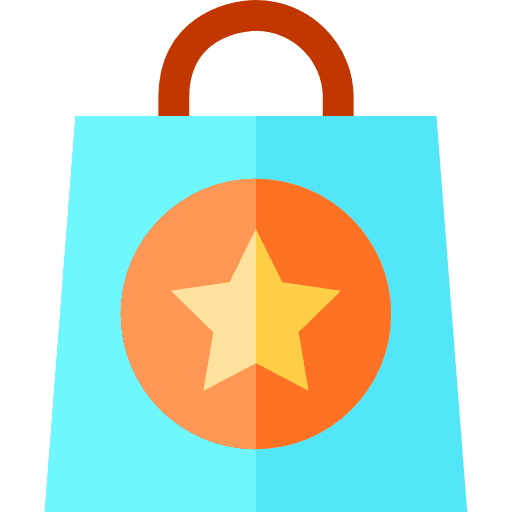 Shopping bag business bag supermarket icon