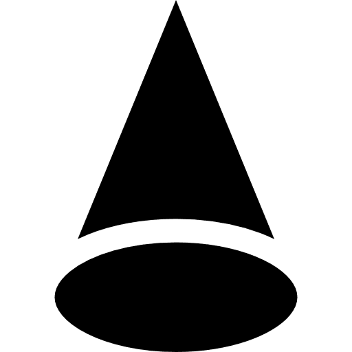 Cone edit tools cone shapes icon