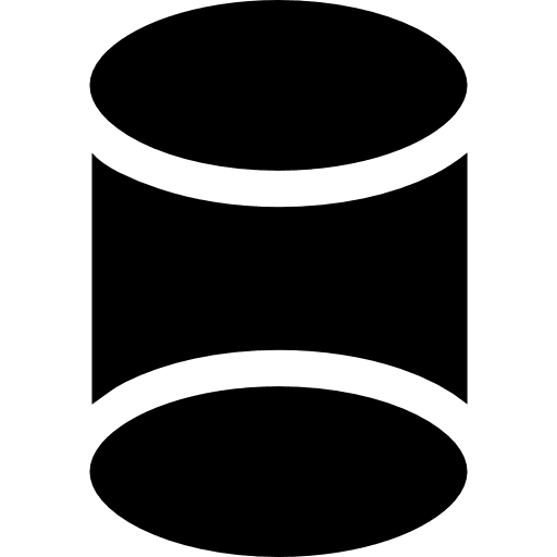 Cylinder cylinder shapes polygonal icon