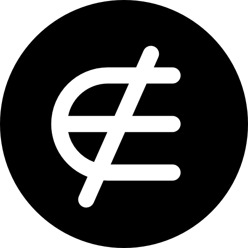 Is not an element of binary relations education science icon