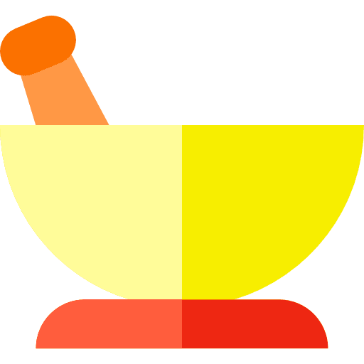 Mortar health medical chemical icon