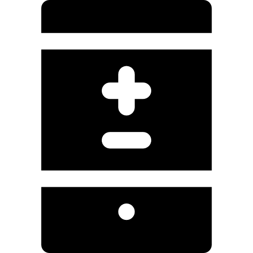 Smartphone touch screen cellphone technology icon