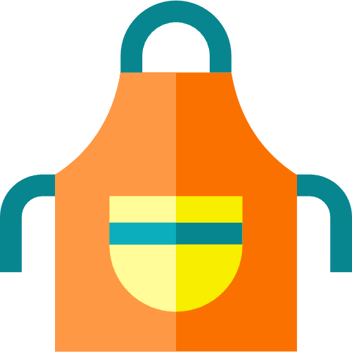 Apron cloth apron protection icon