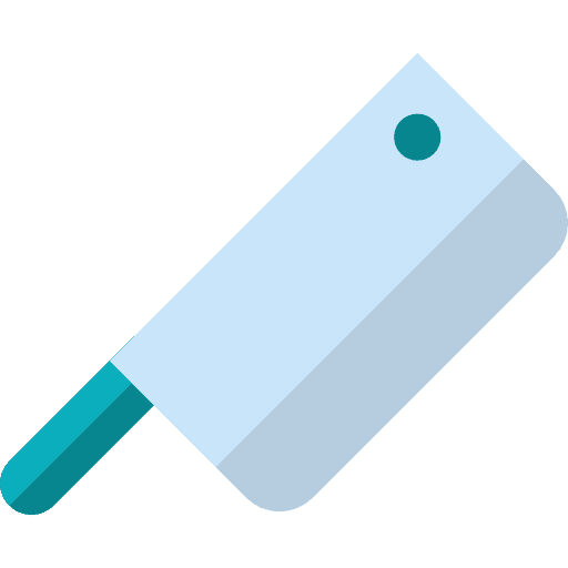 Cleaver butcher kitchen pack furniture and household icon