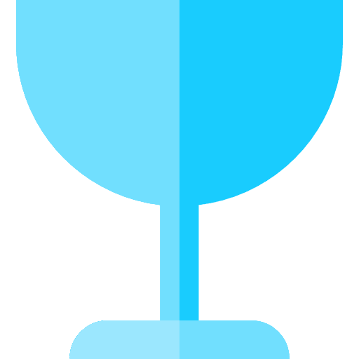 Cup wine glass food and restaurant glass icon