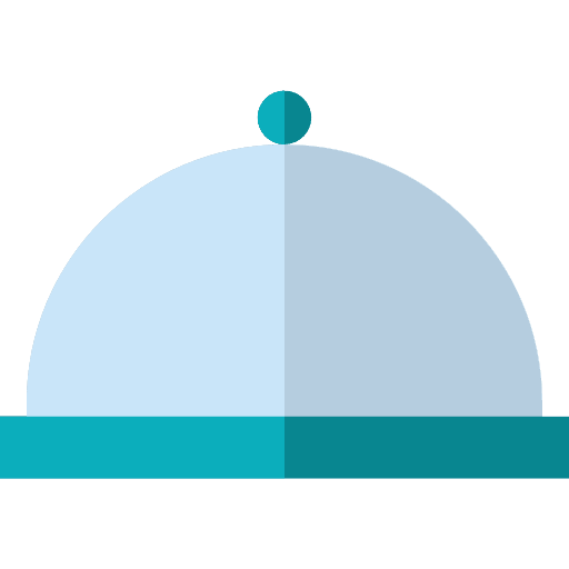 Dinner lunch serving dish food icon