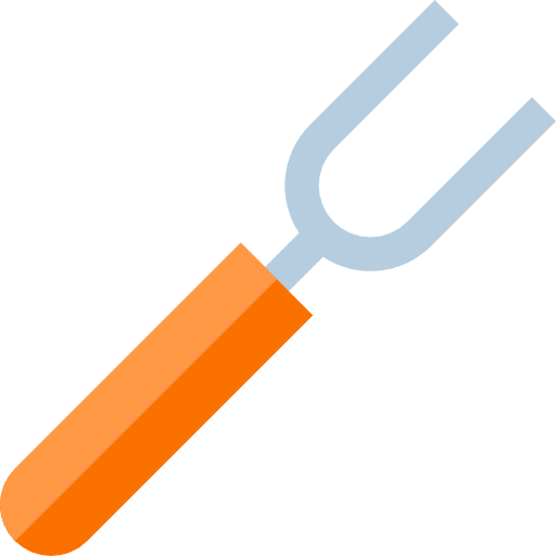 Fork cutlery food and restaurant food icon