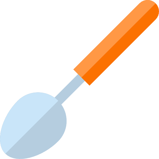 Ladle kitchenware furniture and household ladle icon