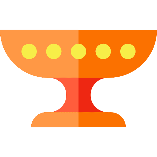 Platter food and restaurant fruits platter icon