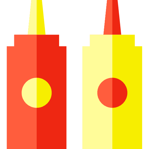 Sauces food and restaurant spicy sauces icon