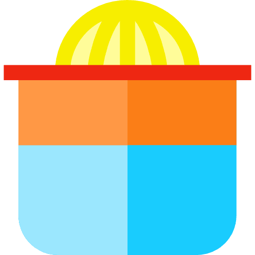 Squeezer orange kitchen lemon icon