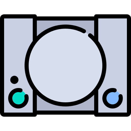 Game console gamer vintage video game icon