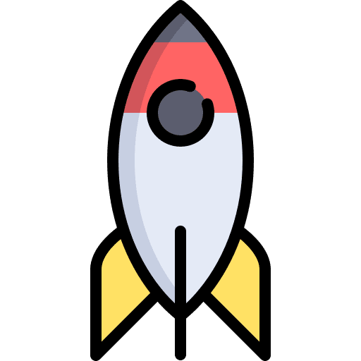 Rocket ship launch transport rocket ship launch space ship icon