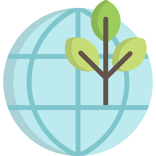 Ecology plant industry planet earth icon