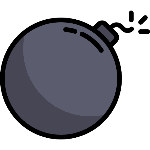 Fuse explosion explosive fuse icon