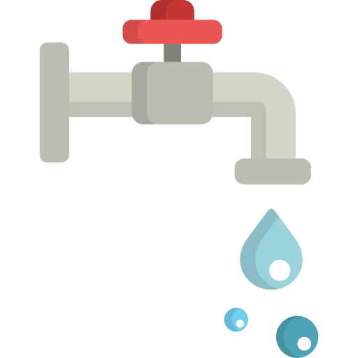 Faucet water furniture and household droplet icon