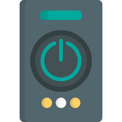 Power button power multimedia start button icon