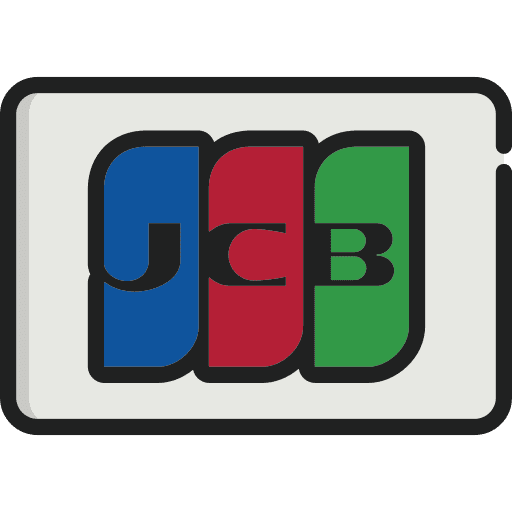 Jcb credit card business and finance debit card icon