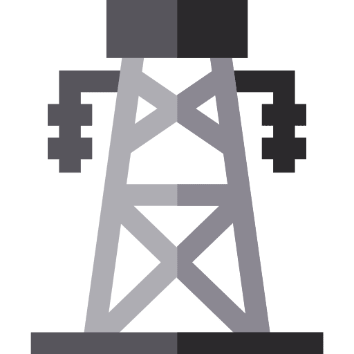 Electric tower energy electricity power line icon