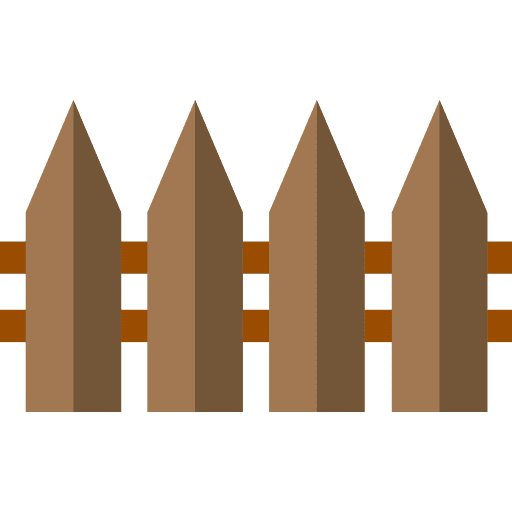 Fence protection fence draws icon