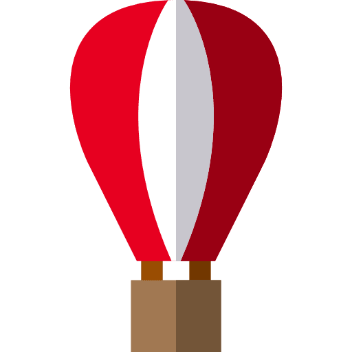 Hot air balloon transport hot air balloon air icon