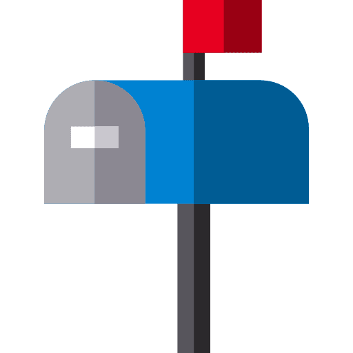 Mailbox tools and utensils interface tool icon