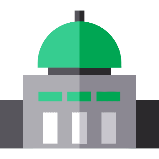 Mosque architecture and city mosque faith icon