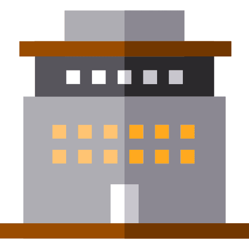 School school architecture and city education icon