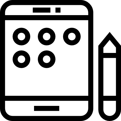 Tablet mobile electronics technology icon