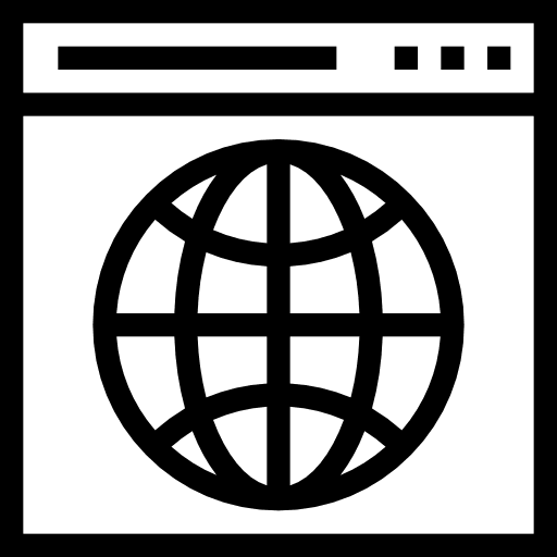 Browser ui worldwide internet icon