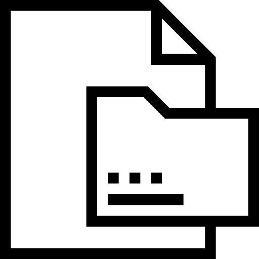 File archive interface file icon