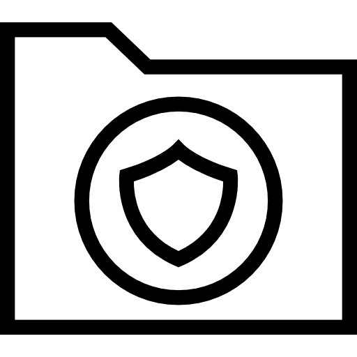 Folder files and folders folder data storage icon