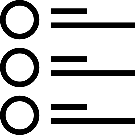 List archive list file icon