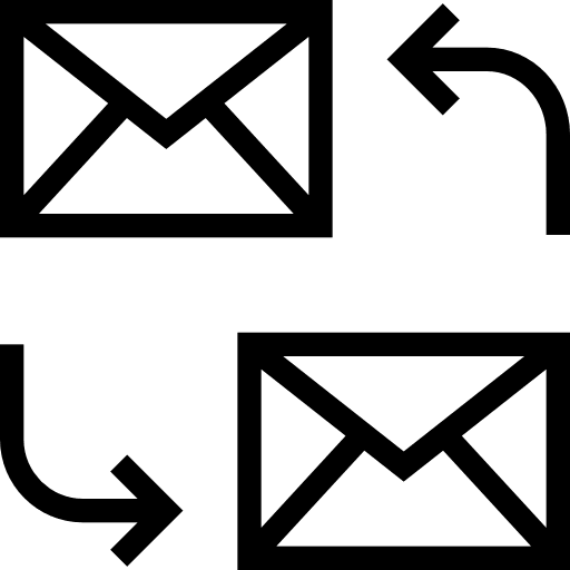 Mail email interface communications icon