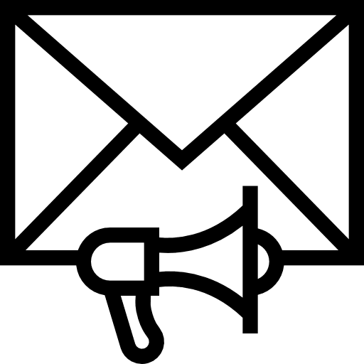 Megaphone loud advertising communications icon