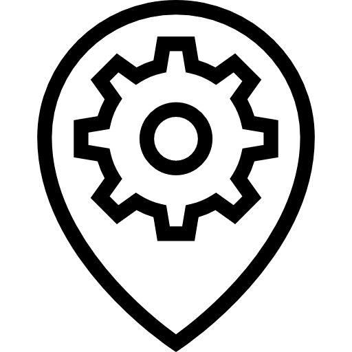 Placeholder interface map point map location icon