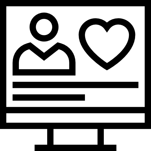 Profile user social favorite icon