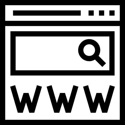 Domain website web page ui icon