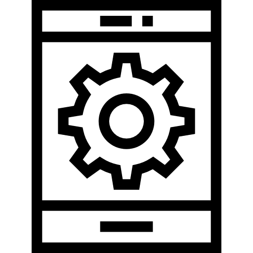 Smartphone settings communications technology icon