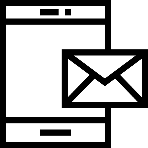 Smartphone technology email mobile phone icon