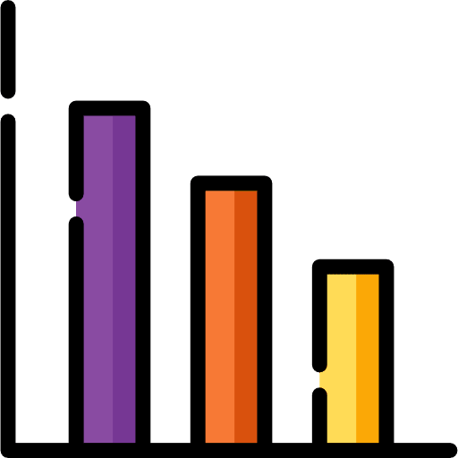 Bar chart graphic bar chart bar graph icon