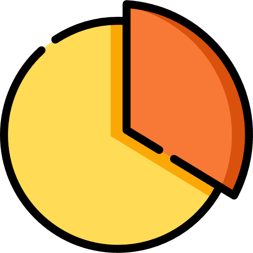 Pie chart statistics business pie chart icon